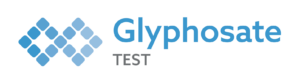 Glyphosate Test logo with blue text that reads "Glyphosate" and grey text that reads "Test" - MosaicDX