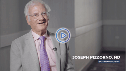 Video still of testiomial from Joseph Pizzorno, ND, about GPL-Tox profile - MosaicDX