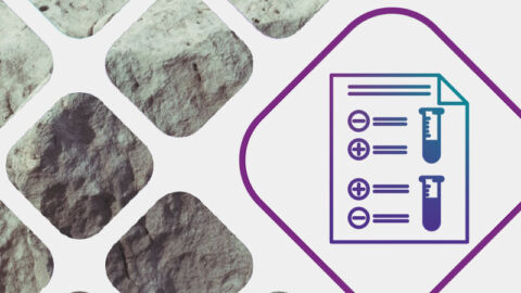 Report document graphic next to image of zinc - MosaicDX